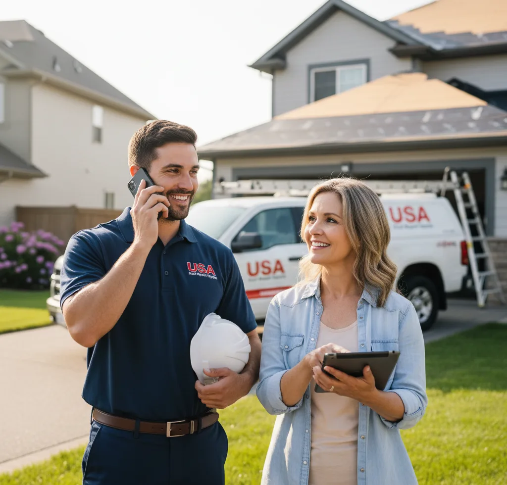 USA Roof Repair Experts customer support in Howard